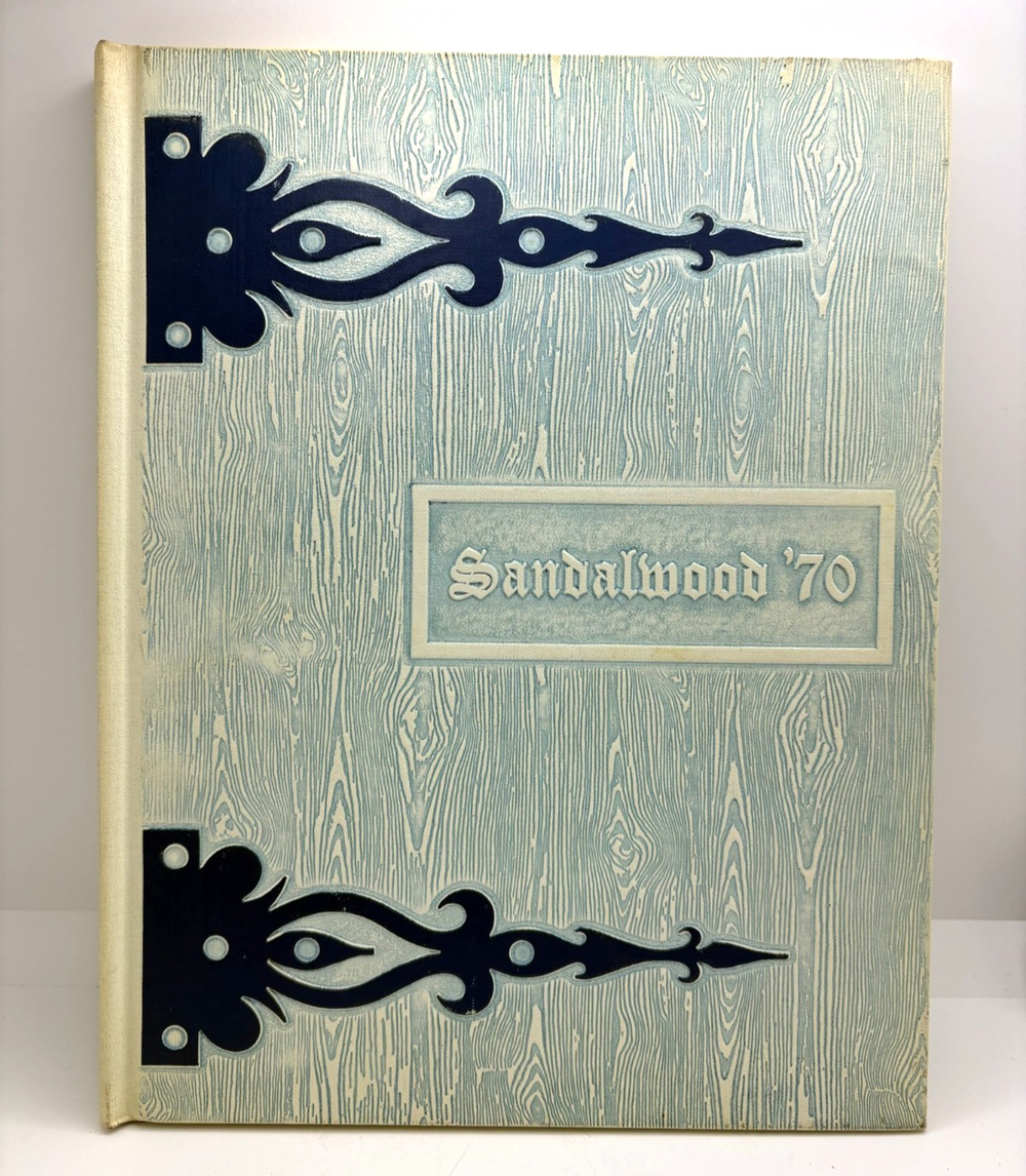 Sandalwood " 1970" Yearbook Scared Heart High School Mokena, Illinois